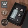 Copo Térmico Magnético de Tampa Dupla de Titânio Puro de Alta Qualidade, Copo para Infusão de Chá de Luxo Leve, Copo de Titânio com Visual Sofisticado, Copo de Presente para Escritório