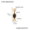 Pulseira Ins Cubo de Açúcar Esmalte de Aço Inoxidável Zircônia Peixe Pequeno Colorido Moda Versátil Joia Banhada a Ouro Real 18K