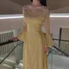 Moda Femenina Transfronteriza Europea y Americana Primavera/Verano 2025 Sitio Web Independiente Amazon Vestido Sexy con Cadena de Perlas y Corbata