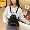 Transfronterizo Primavera 2025 Nuevo Mochila de Tela Oxford Bolso de Mano para Mujer Hilo de Bordado Rombo Mochila para Estudiante de Primaria Moderna