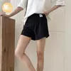 Calças de maternidade plus size com suporte para a barriga, shorts de maternidade finos de verão para uso ao ar livre, leggings casuais esportivos primavera-verão, roupas de verão