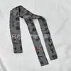 Faixa de cabelo Hanfu estilo chinês antigo faixa de cabelo estilo tinta lenço de seda estilo chinês tinta bambu fita amarrar bolsa cinto acessórios de vestuário