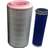 Adecuado para Atlas Copco Atlas Lu45-7 Filtro de Aire Núcleo Interno y Externo, Superior de Plástico e Inferior de Hierro 2205131201