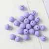 Cuentas Redondas Esmeriladas Mate Cuentas Acrílicas Mate Cadena para Teléfono Móvil Cuentas para Joyería DIY Cuentas Sueltas Venta al por Mayor