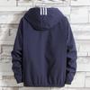 Abrigo de primavera y otoño para jóvenes, ropa de moda para hombres guapos, chaqueta casual con capucha fina para hombres 2023, entrega de una pieza