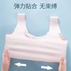 Ropa Íntima Seamless para Niñas Anfia, Chaleco para el Período de Desarrollo de Estudiantes de Secundaria, Almohadilla de Pecho de Una Pieza para Niños, Lindo Sujetador de Color Contrastante