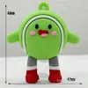 Llavero de colgante de dibujos animados de pelota deportiva, llavero de colgante de PVC, llavero de fútbol, figura 3D, colgante pequeño, accesorio de coche