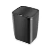 Cubo de basura inteligente automático de inducción blanco de 12L para hotel y hogar, cubo de basura eléctrico de inducción infrarroja negro