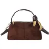 Bolso Cruzado de Moda en Gamuza Otoño 2026 para Viajar Exquisito Terciopelo Retro Nuevo Versátil de Nicho Bolso de Mano para Mujer