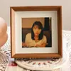 Moldura de Foto Estilo Chinês 3D Borda Chanfrada Mesa Madeira 567 Polegadas A4 DIY Moldura de Foto Feita à Mão Moldura Decorativa Pendurar na Parede Atacado