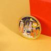 Moeda Commemorativa de Metal Personalização Coleção de Pontos Turísticos Cênicos Medalha Commemorativa Impressão Colorida Panda Criativo Presente Commemorativo Personalização Logo