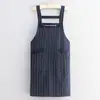 Delantal Nuevo para Adultos para el Hogar con Tirantes, Estilo Coreano, Moderno para Hombres y Mujeres, Tela de Algodón para Cocina, Longitud Extendida, Ropa de Trabajo Anti-Manchas y a Prueba de Aceite