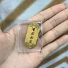 Pegatina para Teléfono Beige Dorado Agua Caqui Ruyi Oro Puro Pegatina para Teléfono Princesa Por Favor Hazte Rico Regalo Viral Pegatina Dorada