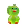 Pato Errante Mini Luminoso Paisaje Micro Suculenta Pequeños Adornos DIY Accesorios de Resina Accesorios Colgantes para Coche Bolsa