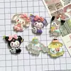 Accesorios Originales de Fábrica Animales Hielo Transparente Resina Kuromi Accesorios DIY Funda de Teléfono Hecha a Mano Pegatinas para Accesorios del Cabello