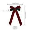 Decoraciones navideñas personalizadas, cintas de terciopelo flocado, adornos para árbol de Navidad, lazos de terciopelo, transfronterizo