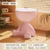 Mesita de Noche Creativa Mesa de Café Pequeña y Plana Apartamento Pequeño Hogar Sala de Estar Sofá de Diseñador Dormitorio Mesita de Noche de Plástico