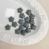 Cuentas de Estrella de Cinco Puntas con Forma de Ola de Color Sólido Hechas a Mano para DIY, Agujero Recto, para Cadenas de Teléfono, Llaveros, Accesorios de Colgantes y Cuentas Sueltas