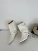 Botines de Moda con Punta Fina, que Aumentan la Altura, Hebilla de Cinturón Estilo Europeo y Americano, Nueva Colección Otoño/Invierno 2026