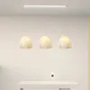 Luminária pendente linear ajustável de luxo leve para sala de jantar, luz de espectro total para proteção ocular, design de arte em alumínio e ferro
