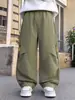 Roupas infantis calças para meninos primavera e outono 2026 novo casual outono calças compridas para crianças maiores calças cargo de outono para meninos