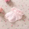 Calcetines para Niños, Estilo Delgado de Verano, Calcetines Tipo Barco con Adorno de Encaje de Malla para Niñas Bebés, Venta Directa del Fabricante, Calcetines para Niños de Primavera y Verano