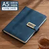 Cuaderno A5 Minutas de Reunión de Negocios Inserto para Bolígrafo Libro de Hojas Sueltas Superficie de Cuero Venta al por Mayor Estampado Trabajo Corporativo Papel Dowling