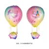 Nuevo globo aerostático rojo de red, cohete inflable de película de aluminio, globo aerostático tridimensional volador, decoración para fiestas de cumpleaños, puesto al por mayor