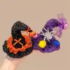 Halloween Niñas Murciélago Calabaza Regalo Sombrero Pinza para el Cabello Actuación Infantil Fotografía Pasador para el Cabello Niña Pequeña Disfraz de Festival Accesorios para el Cabello