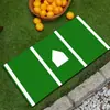 Esterilla deportiva de béisbol transfronteriza, esterilla de entrenamiento de bateo para niños, esterilla antideslizante de béisbol, esterilla de práctica para lanzador de sóftbol al aire libre