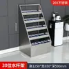 Suporte de Copo de Água para Funcionário em Aço Inoxidável Oficina de Fábrica Armário para Copos de Chá Prateleira de Armazenamento Sala de Descanso da Empresa Armário de Armazenamento de Copos