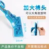 Mopa Mágica con Palo Telescópico de Acero Inoxidable, Mopa Plegable con Exprimidor para Uso Doméstico, Limpieza en un Paso, Lavado sin Manos, Mopa Absorbente para Suelos