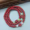 Pulsera de cinabrio boutique este año de vida pulsera de anillo único anillo liso doble valiente joyería para hombres y mujeres regalo fábrica al por mayor
