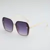 Gafas de Sol Poligonales de Marco Grande 2026, Gafas de Sol de Moda y Versátiles para Mujer, Protector Solar, Adelgazantes, Gafas de Sol de Gama Alta