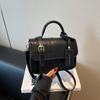 Bolso Retro para Mujer 2025 Nuevo Casual Versátil Bolso de Hombro Cruzado Empalmado de Gama Alta Maletín Bolso de Trabajo