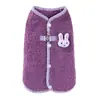 Chaleco de Mascota con Forro Polar para Otoño e Invierno, Transfronterizo, con Accesorio para Correa, Diseño Cálido de Apertura Trasera para Perros y Gatos Pequeños y Medianos, Ropa Teddy