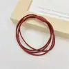 Goma elástica de alta elasticidad para el pelo, accesorio básico simple y versátil para coletas y moños, no daña el cabello, cuerda elástica para el pelo para mujeres
