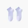 Calcetines Zhuji Calcetines para Mujer Verano Finos Desodorantes Antibacterianos Absorbentes de Sudor Transpirables de Malla Algodón Puro Color Caramelo Calcetines Tobilleros para Mujer