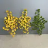 Planta Verde Simulada Hojas de Ginkgo Adornos de Decoración para el Hogar Ramas Falsas Decoración Floral Paisajismo Accesorios para Fotografía
