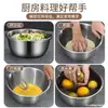 Lavabo de acero inoxidable ventas directas de fábrica juego para el hogar lavabo para verduras lavabo para sopa y lavabo para masa lavabo redondo grueso para cocinar venta al por mayor