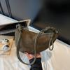 Bolso de Hombro para Mujer, Bolso de Gamuza de Nicho Otoñal, Nuevo Bolso Cruzado Versátil para el Día a Día, Bolso de Hombro Individual tipo Bollo