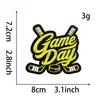 Parches termoadhesivos bordados con patrón de equipo de hockey adecuados para decoración DIY en ropa, bolsos y sombreros
