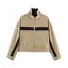 ¡Orden de comercio exterior! ZA ropa de mujer europea y americana nueva transfronteriza al por mayor moda casual chaqueta con cremallera de color block y cuello alto