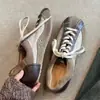 Versión de Piel de Oveja ~ Estilo Retro de Nicho Punta Redonda con Cordones Casual Versátil Moda Transpirable Bloques de Color Altura Aumentadora Cómodos Zapatos de Entrenamiento Alemanes