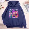 Cazador de Kpop Ropa Urbana Harajuku Sudaderas de Moda para Hombres y Mujeres Sudaderas Deportivas para Exteriores