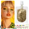 Gel Brillante Transfronterizo en Bolsa para Festivales de Carnaval, Maquillaje de Brillo Facial, Escamas de Brillo Corporal, Parches de Maquillaje