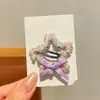 Pinzas BB color dopamina, lindas pinzas para el pelo de oso y estrella para niñas, pinzas para flequillo lateral de niños, hermosos pasadores pequeños, accesorios para el cabello