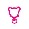 Clips de Resorte Coloridos, Anillas Abiertas Redondas, Anillas de Resorte de Oso, Accesorios para Llaveros DIY, Anillas de Conexión de Aleación