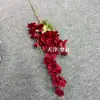 Simulación Boda China Nueva Arreglo de Boda Arreglo Rojo Fondo Rojo Material de Flores Banquete de Bodas de Nicho Arte Floral de Simulación