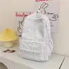 Mochila Ligera Casual de Viaje con Adornos de Encaje, Estilo Ins Japonés para Estudiantes de Secundaria, Gran Valor